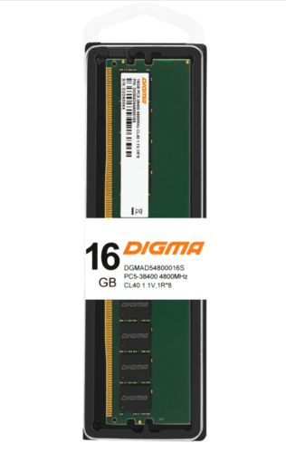 Память оперативная DDR5 16Gb Digma 4800MHz (DGMAD54800016S) фото
