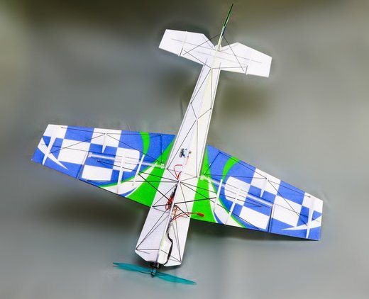 Набор для сборки радиоуправляемого самолета T-motor&Jade Team Extra NG, сине-зеленый фото