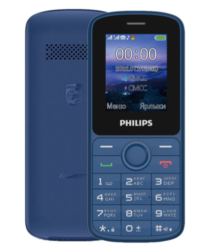 Мобильный телефон Philips Xenium E2101 Синий фото