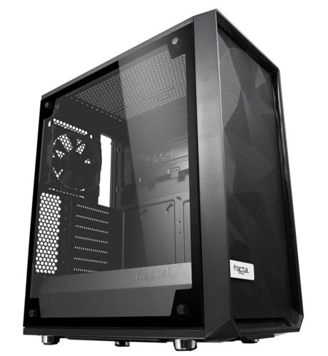 Компьютерный корпус Fractal Design Meshify C Blackout TGL, черный фото