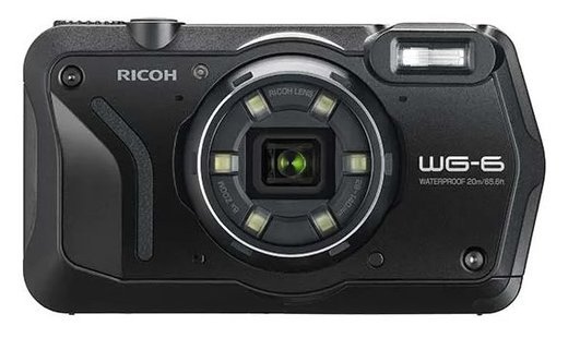 Водонепроницаемый фотоаппарат Ricoh WG-6 GPS черный фото