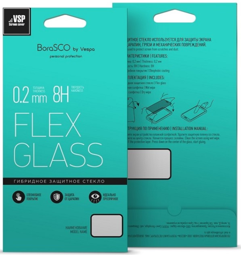 Защитное стекло для Xiaomi Mi Mix 3, VSP Flex гибридное, BoraSCO фото