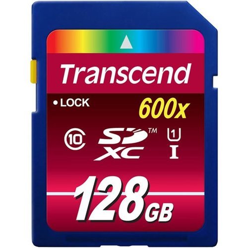 Карта памяти Transcend SDXC Ultimate 600X Class 10 UHS-I (80/40MB/s) 128GB фото