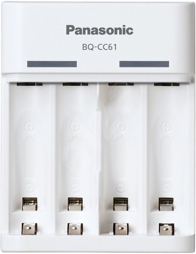 Зарядное устройство Panasonic Basic (BQ-CC61USB) для 2 или 4 аккумуляторов типа АА/ААА Ni-MH, с USB-выходом 10 часов фото