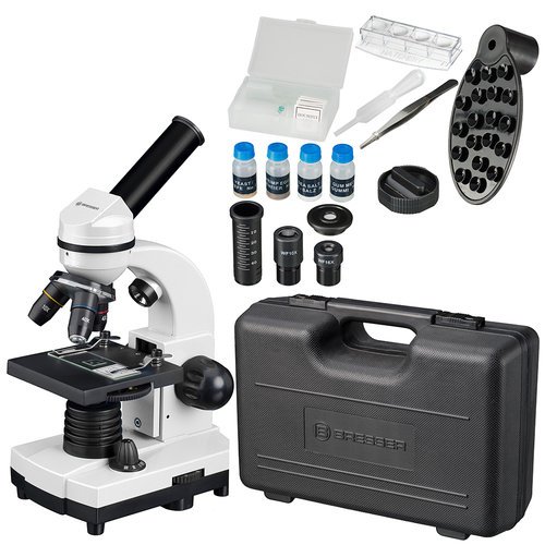 Микроскоп Bresser Junior Biolux SEL 40–1600x, белый, в кейсе фото