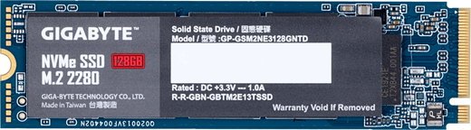 Жесткий диск SSD M.2 Gigabyte 128Gb (GP-GSM2NE3128GNTD) фото