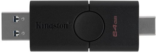 Флеш-накопитель Kingston DataTraveler DUO USB Type-C/USB 3.2 64GB фото