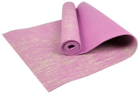 Коврик для йоги и фитнеса Джутовый Urbanfit, розовый фото