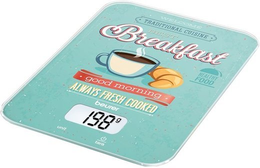Весы кухонные электронные Beurer KS19 Breakfast макс.вес:5кг рисунок фото