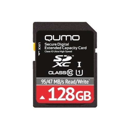 Карта памяти Qumo SDXC Class 10 UHS-I 128GB фото