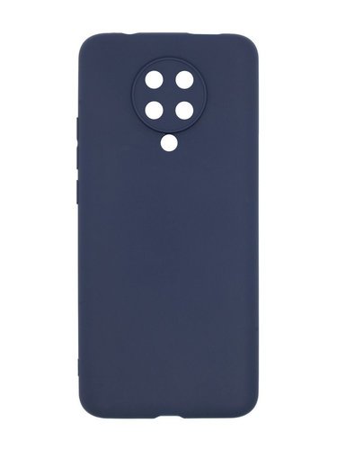 Чехол-накладка для Xiaomi Poco F2 Pro синий, Microfiber Case, Borasco фото
