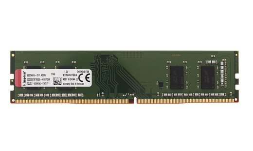 Память оперативная DDR4 4Gb Kingston 2400MHz KVR24N17S6/4 RTL PC4-19200 CL17 DIMM 288-pin 1.2В фото
