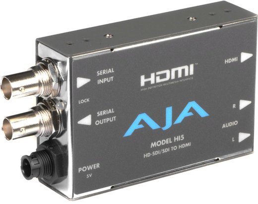 Видеоконвертер AJA HI5 HD-SDI (1.5G) в HDMI до 1080p30 фото
