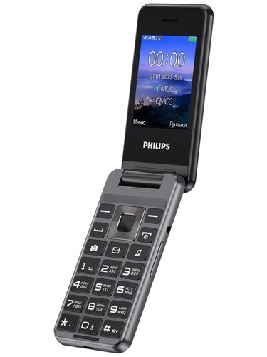 Мобильный телефон Philips Xenium E2601 Темно-серый фото