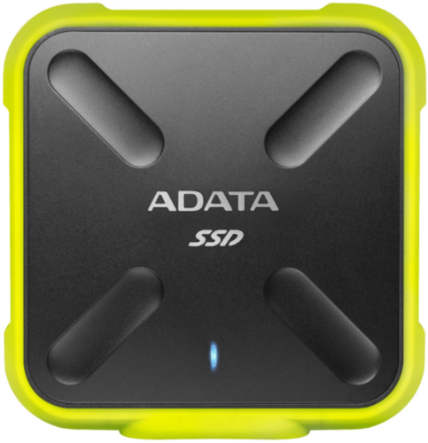 Внешний SSD A-Data SD700 512Gb, жёлтый (ASD700-512GU31-CYL) фото