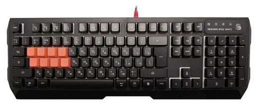 Клавиатура A4Tech Bloody B188, черный фото