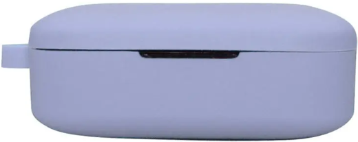 Силиконовый беспроводной чехол Bakeey с брелком для Qcy T5, серо-синий фото