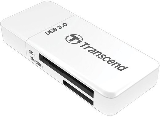 Картридер Transcend TS-RDF5W USB 3.0, белый фото