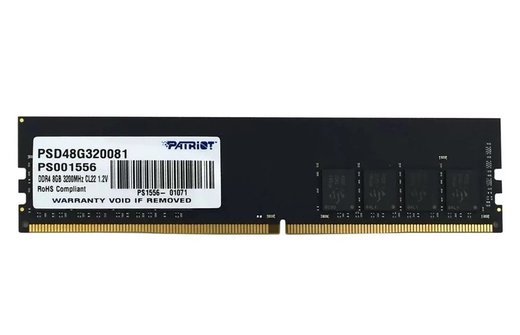 Память оперативная DDR4 8Gb Patriot Signature 3200MHz (PSD48G320081S) фото