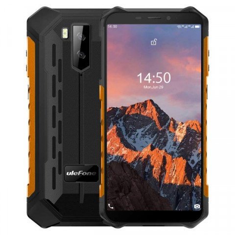 Смартфон Ulefone Armor X5 Pro 4/64Gb Черно-оранжевый фото