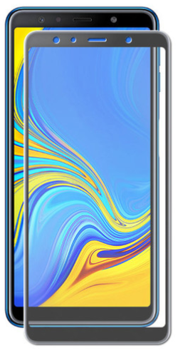 Защитное стекло для Samsung Galaxy A7 (2018) Full Screen Full Glue черный, Redline фото