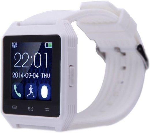 Умные часы bluetooth для смартфонов Android, белый фото