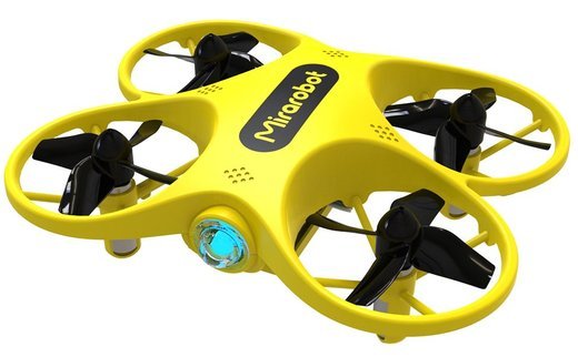 Квадрокоптер Mirarobot S60 LED-версия, 3 батареи, желтый фото