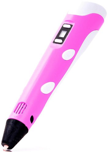 3Д ручка Spider Pen LITE с ЖК дисплеем, розовая фото