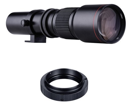 Объектив 500 мм F для Sony A900 A850 A700 A580 A560 A550 A500 A99 A77 для камер Minolta с байонетом MA фото