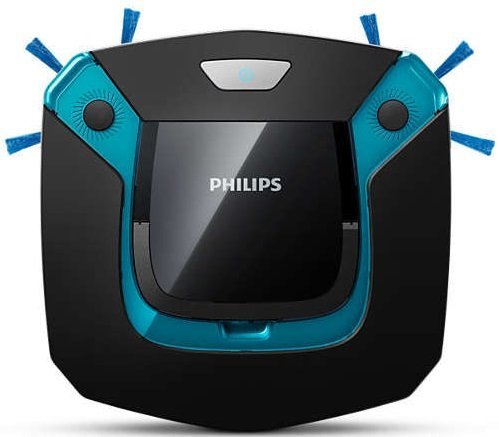 Робот-пылесос Philips FC8794/01 черный/синий фото
