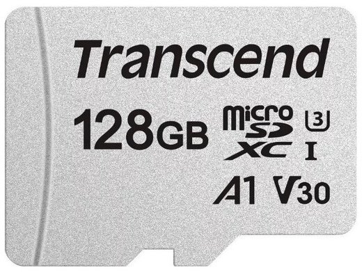 Карта памяти Transcend microSDXC 300S Class 10 UHS-I U3 (95/45MB/s) 128GB фото