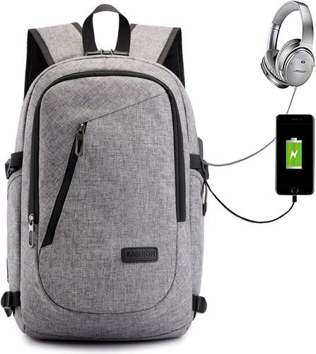 Рюкзак Backpack Multi Function для ноутбука, серый фото
