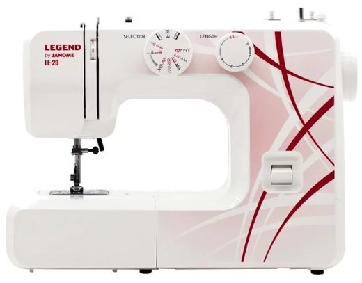 Швейная машина Janome Legend LE20 белый/рисунок фото