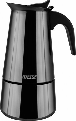Кофеварка гейзерная эспрессо (6 чашек) Vitesse VS-2647 Черный фото
