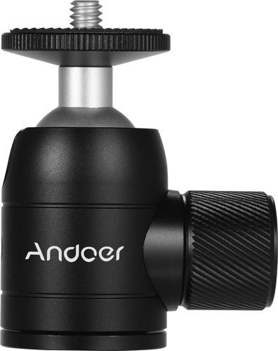 Шаровая головка Andoer 360 градусов для DSLR камер, селфи палок, моноподов фото