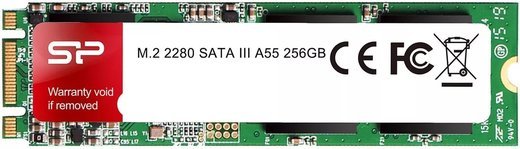 Жесткий диск SSD M.2 Silicon Power A55 256Gb (SP256GBSS3A55M28) фото