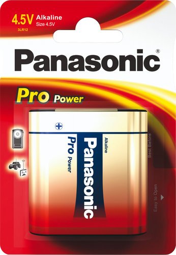 Батарейки Panasonic 3LR12XEG/1B 3RL12 щелочные Pro Power в блистере 1шт фото