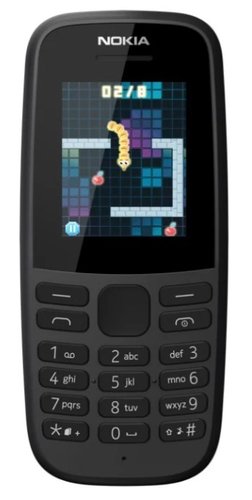 Мобильный телефон Nokia 105 Single Sim (2019) без з/у Черный фото