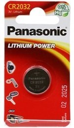 Батарейки Panasonic CR-2032EL/1B дисковые литиевые Lithium Power в блистере 1шт фото