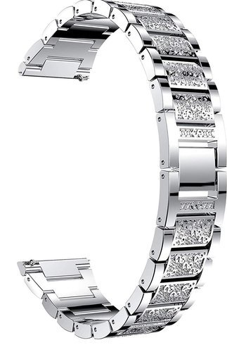 Ремешок Bakeey для часов Huawei Watch GT, нержавеющая сталь, серебро, 22 мм фото
