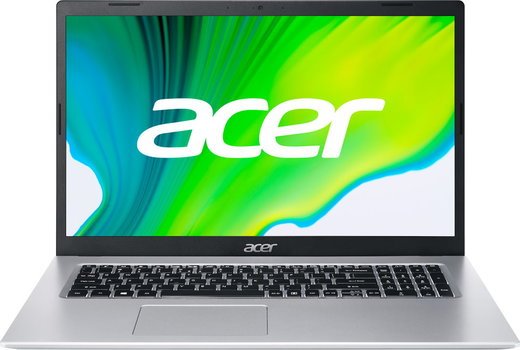 Ноутбук Acer Aspire A517-52-323C 17.3'' (1920x1080/Core i3-1115G4 3.00GHz Dual/8GB+256GB SSD/Integrated//W10Pro) серебристый фото