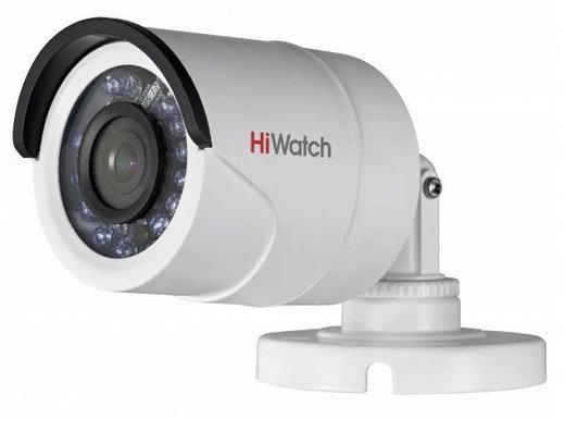 Камера видеонаблюдения Hikvision HiWatch DS-T200P 3.6-3.6мм HD-TVI цветная корп.:белый фото