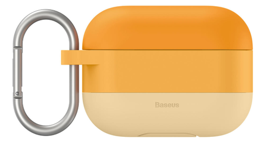 Чехол Baseus, силиконовый с градиентом, для Apple Airpods 3 / Airpods Pro, оранжевый фото