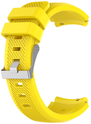 Силиконовый ремешок для часов Bakeey для Xaiomi, желтый, 22мм фото