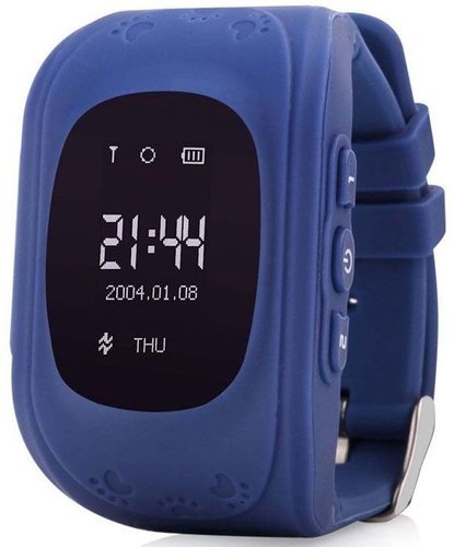 Детские умные часы Smart Baby Watch Q50, синие фото