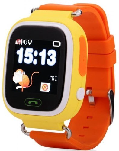 Детские умные часы Smart Baby Watch Q80, оранжевые фото