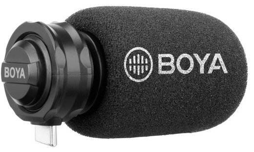 Микрофон Boya BY-DM100 кардиоидный для устройств на Android с USB-C, 20-20000 Гц, 80 дБ, -38 дБ +/-3 дБ фото