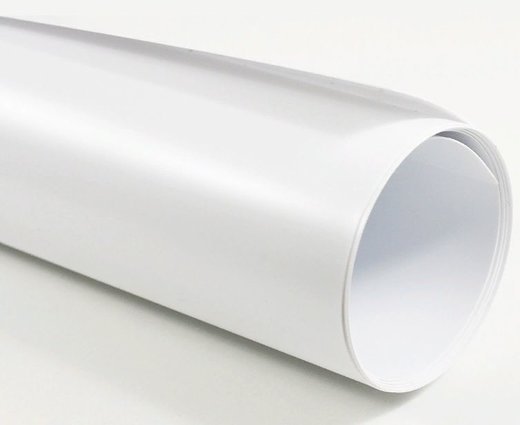 Фон пластиковый Vibrantone 1x1,4м Arctic White белый фото