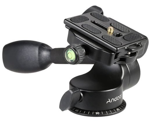 Штативная голова QZSD Q08 для DSLR камеры на штатив, монопод фото