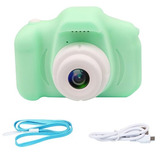 Детский цифровой фотоаппарат 2Mp, зеленый фото